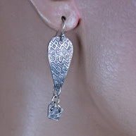 FS Hot Air Balloon with Basket Earrings