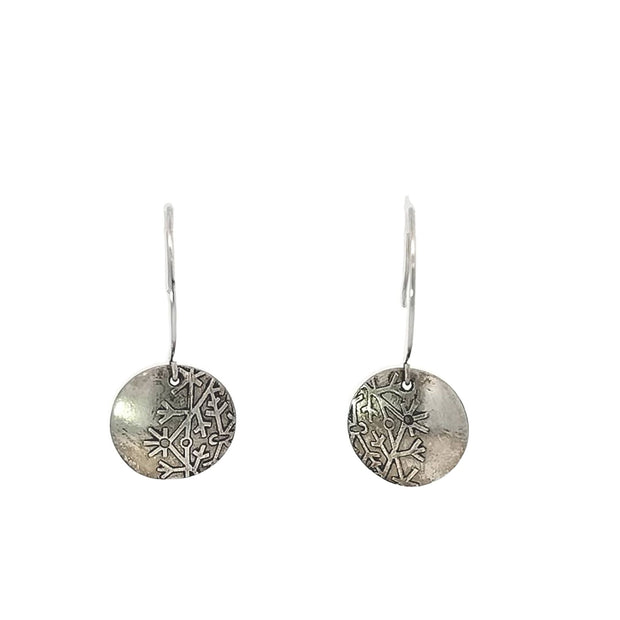 FS Snowflake Round Small Earrings