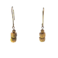 Faceted Tiger Eye Earrings
