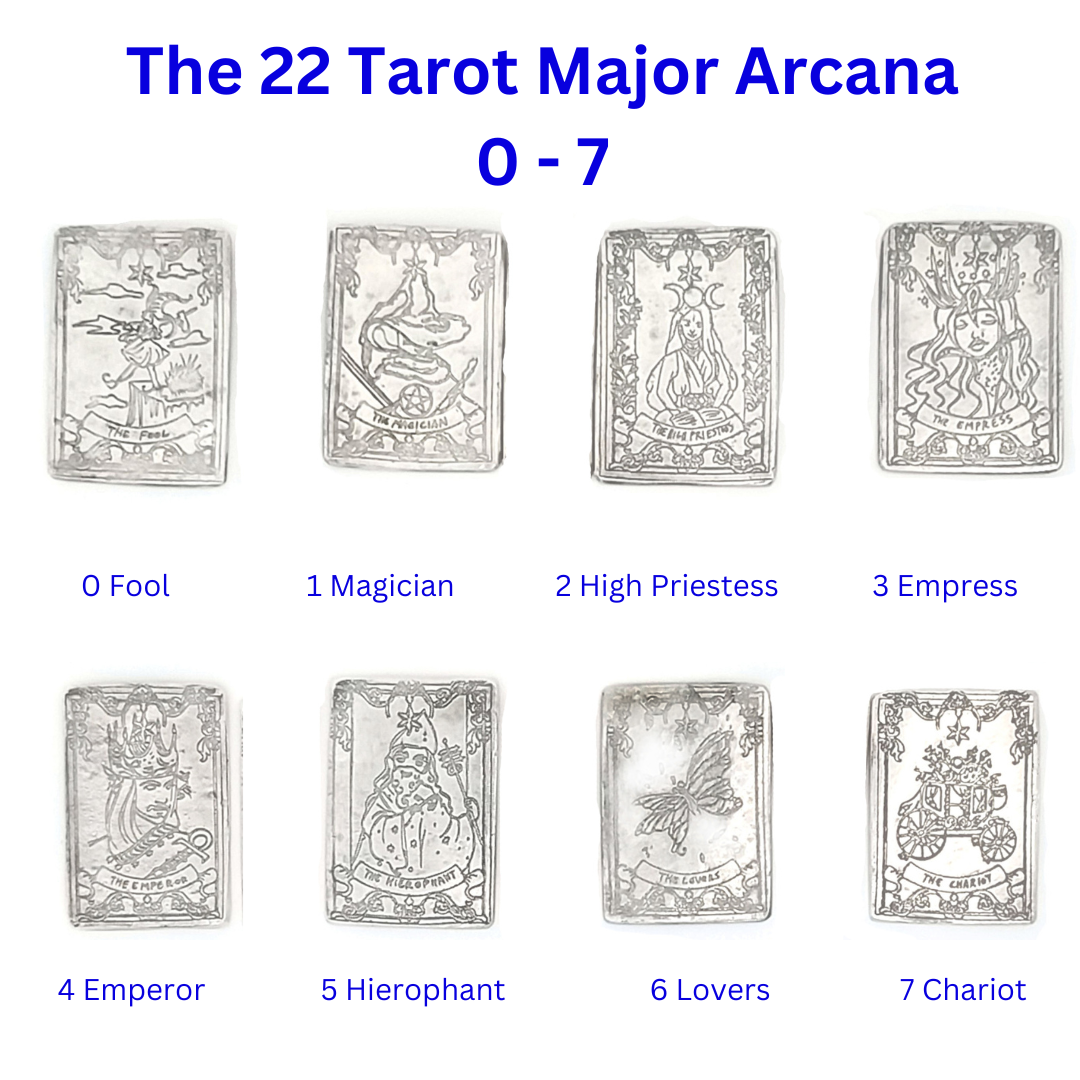 FS Tarot Card Silver Bar- .999 Fine Silver (Made to order)